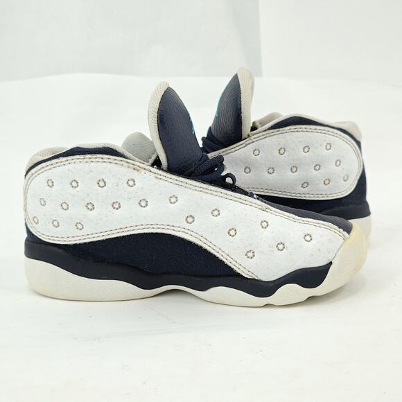 Nike Air Jordan 13 Retro Obsidian Blue White DJ3004-144 Toddler Youth Size 9C - Picture 3 of 10